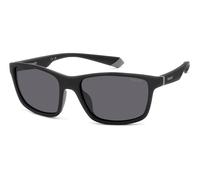 Polaroid PLD 2153/S O6W/M9 Man Sunglasses Eraser Black Grey Wraparound Polarized