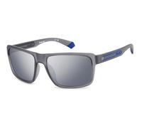 Polaroid Man PLD 2158/S RIW/EX Sunglasses Polycarbonate Grey Grey Geometric Polarized Mirror