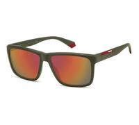 Polaroid PLD 2164/S MILITARY GREEN/RED MULTILAYER POLARIZED 58/15/145 men Sunglasses