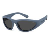 Polaroid PLD 2165/S MATTE BLUE/ GREY POLARIZED 59/18/130 unisex Sunglasses
