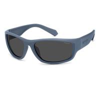 Polaroid PLD 2166/S MATTE BLUE/GREY POLARIZED 62/17/130 men Sunglasses
