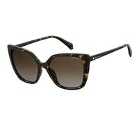 Polaroid PLD 4065/S Polarized 086/LA Womenâs Sunglasses Tortoiseshell Size 56