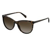 Polaroid PLD 4066/S 086/LA Woman Sunglasses Plastic Havana Squared Polarized