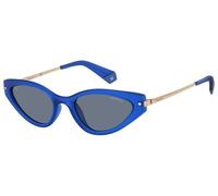 Polaroid PLD 4074/S/LI Polarized 0UJY/C3 Womenâs Sunglasses Blue Size 53