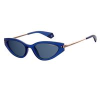 Polaroid PLD 4074/S Polarized PJP/C3 Womenâs Sunglasses Blue Size 53