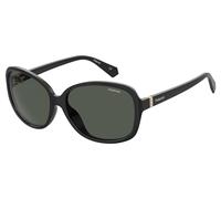 Polaroid PLD 4098/S 807/M9 Woman Sunglasses Plastic Black Grey Round