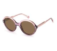 Polaroid PLD 4114/S/X 5KC/SP Woman Sunglasses Acetate Pink Copper Round Polarized