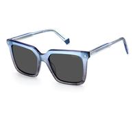 Polaroid PLD 4115/S/X WS6/M9 Woman Sunglasses Acetate Light blue Grey Squared Polarized