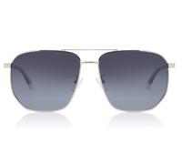 Polaroid PLD 4141/G/S/X Asian Fit Polarized 010/WJ Men's Sunglasses Silver Size 59