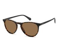 Polaroid PLD 4152/S 086/SP Woman Sunglasses Polycarbonate Havana Brown Round Polarized