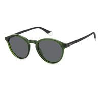 Polaroid PLD 4153/S 1ED/M9 Man Sunglasses Polycarbonate Green Grey Round Polarized
