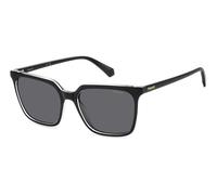 Polaroid PLD 4163/S BLACK/ GREY POLARIZED 55/18/145 women Sunglasses