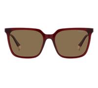 Polaroid PLD 4163/S Polarized LHF/SP Womenâs Sunglasses Burgundy Size 55