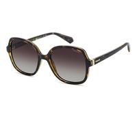 Polaroid Women's PLD 4177/S/X Sunglasses, Havana, 55/19/145