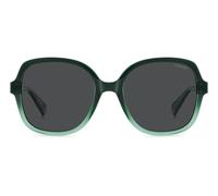 Polaroid PLD 4177/S/X Polarized 1ED/M9 Womenâs Sunglasses Green Size 55