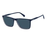 Polaroid PLD 4180/S OXZ/C3 Man Sunglasses Polycarbonate Blue Blue Squared Polarized