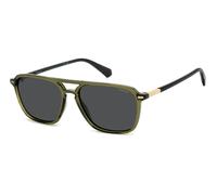 Polaroid PLD 4182/S/X 4C3/M9 Man Sunglasses Polycarbonate Green Grey Squared Polarized
