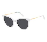Polaroid PLD 4184/S/X VK6/M9 Woman Sunglasses Polycarbonate White Grey Squared Polarized