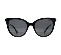 Polaroid Woman PLD 4184/S/X 807/M9 Sunglasses Polycarbonate Black Grey Squared Polarized