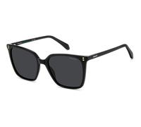 Polaroid PLD 4201/S/X 807/M9 Woman Sunglasses Acetate Black Grey Squared Polarized