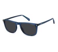 Polaroid PLD 4202/S/X PJP/M9 Man Sunglasses Acetate Blue Grey Squared Polarized
