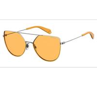 Polaroid PLD 6057/S Polarized 40G/HE Womenâs Sunglasses Yellow Size 58