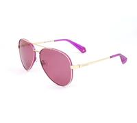 Polaroid Pld 6069/s/x S9E/0F GOLD VIOLET Sunglasses Unisex Steel, Standard, 12