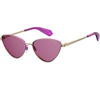 Polaroid PLD 6071/S/X Sunglasses, S9E/0F Gold Violet, 56