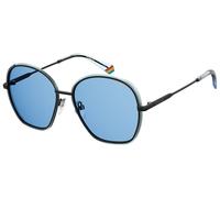 Polaroid PLD 6113/S MVU/C3 Women's Sunglasses Black Size 56
