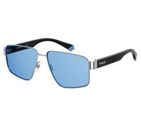 Polaroid PLD 6121/S KUF/C3 Men's Sunglasses Silver Size 58