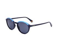 Polaroid Eyewear Pld 6125/s Polarized Sunglasses Blue Smoke Pz Men