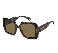 Polaroid Pld 6168/s 086/SP HAVANA Sunglasses Women's Polycarbonate, Standard, 54
