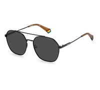 Polaroid PLD 6172/S 807/M9 Men's Sunglasses Black Size 57