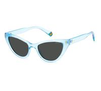 Polaroid PLD 6174/S MVU/M9 Womenâs Sunglasses Blue Size 52