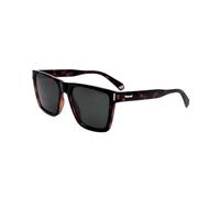 Polaroid Rectangle Mens Dark Havana Green Polarized Sunglasses - Brown - One Size