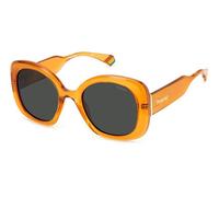 Polaroid Pld 6190/s L7Q/M9 ORANGE Sunglasses Women's Polycarbonate, Standard, 52