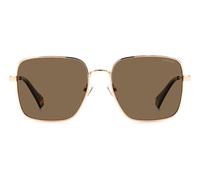 Polaroid PLD 6194/S/X Polarized DDB/SP Womenâs Sunglasses Gold Size 56