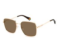 Polaroid PLD 6194/S/XN DDB/SP Woman Sunglasses Metal Gold Brown Squared Polarized