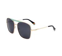 Polaroid PLD 6201/S/X Matte aqua gold 59/16/145 WOMAN Sunglasses