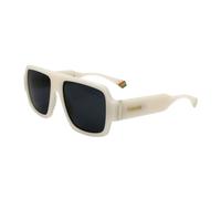 Polaroid Eyewear Pld-6209-s-x Polarized Sunglasses White Grey/CAT3 Men,Women
