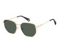 Polaroid , Gold/Green Sunglasses PLD 6214/S/X ,Yellow unisex, Sizes: 56 MM