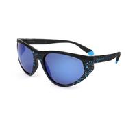 Polaroid PLD 7032/S S6F BLUE PTTR 60/18/140 UNISEX Sunglasses