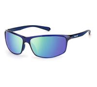 Polaroid PLD 7036/S PJP/5Z Unisex Sunglasses Plastic Blue Light blue Squared