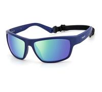Polaroid Eyewear Pld 7037/s Polarized Sunglasses Blue Smoke Green Pz Men
