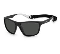 Polaroid PLD 7040/S 08A/M9 Man Sunglasses Nylon Black/Grey Grey Squared