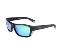 Polaroid PLD 7046/S 7ZJ BLACK GREEN 57/17/135 MAN Sunglasses