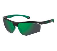 POLAROID Men's PLD 7055/S Sunglasses, Matte Black Green, 68/10/135