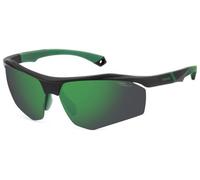 POLAROID Men's PLD 7055/S Sunglasses, Matte Black Green, 68/10/135