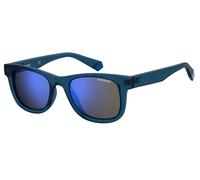 POLAROID KIDS Unisex PLD 8009/N/NEW sunglasses, BLUE, 44