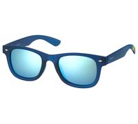 Polaroid PLD 8009/N UJO/JY Kid Sunglasses Plastic Blue Squared Polarized
